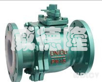 襯氟法蘭(lán)球閥  WDLQ41F46-16/10