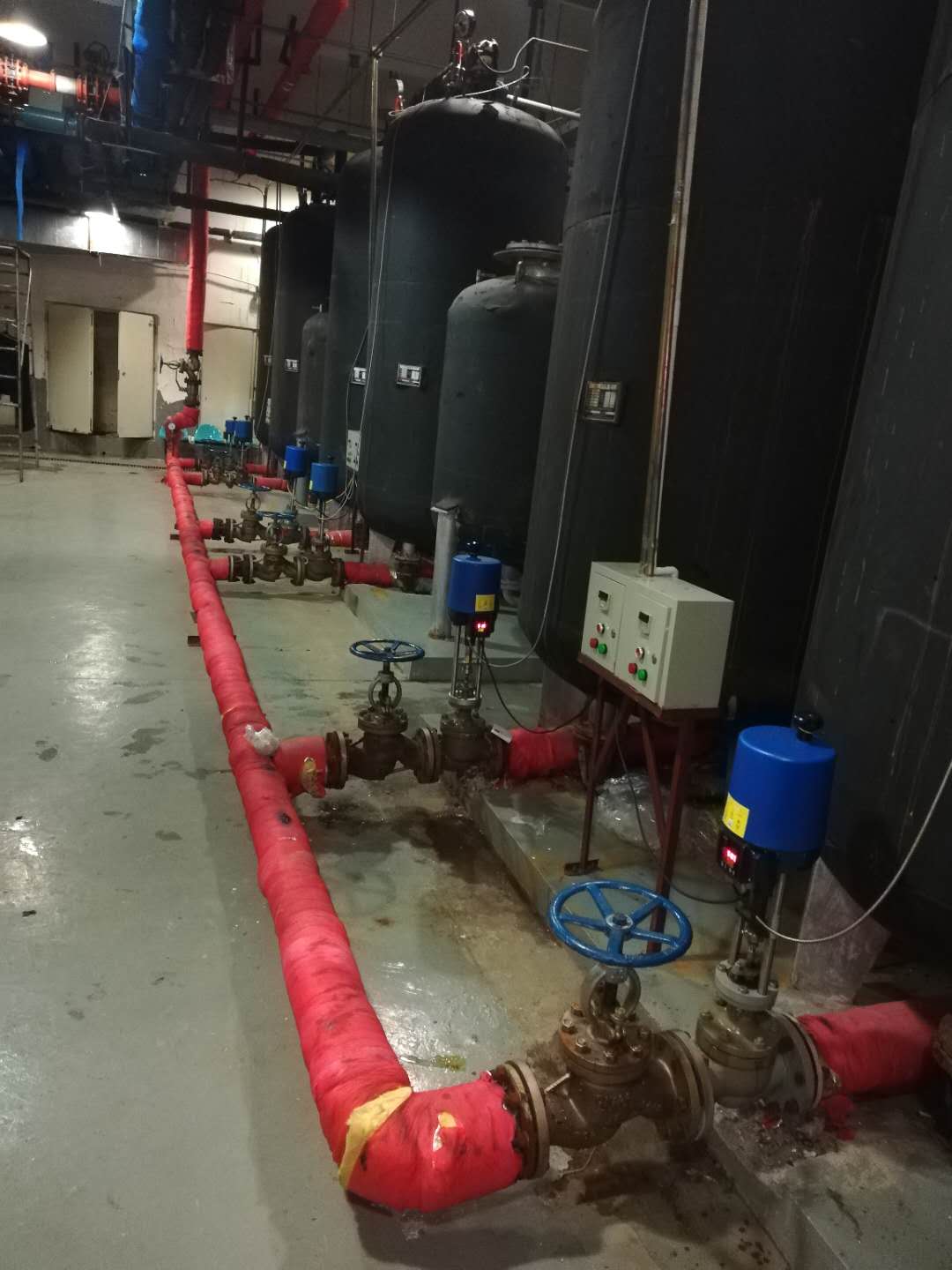 沈陽電(diàn)力醫院(yuan)鍋爐蒸(zheng)汽使用(yong)現場